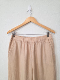 Quince Neutral Linen Pants (M)
