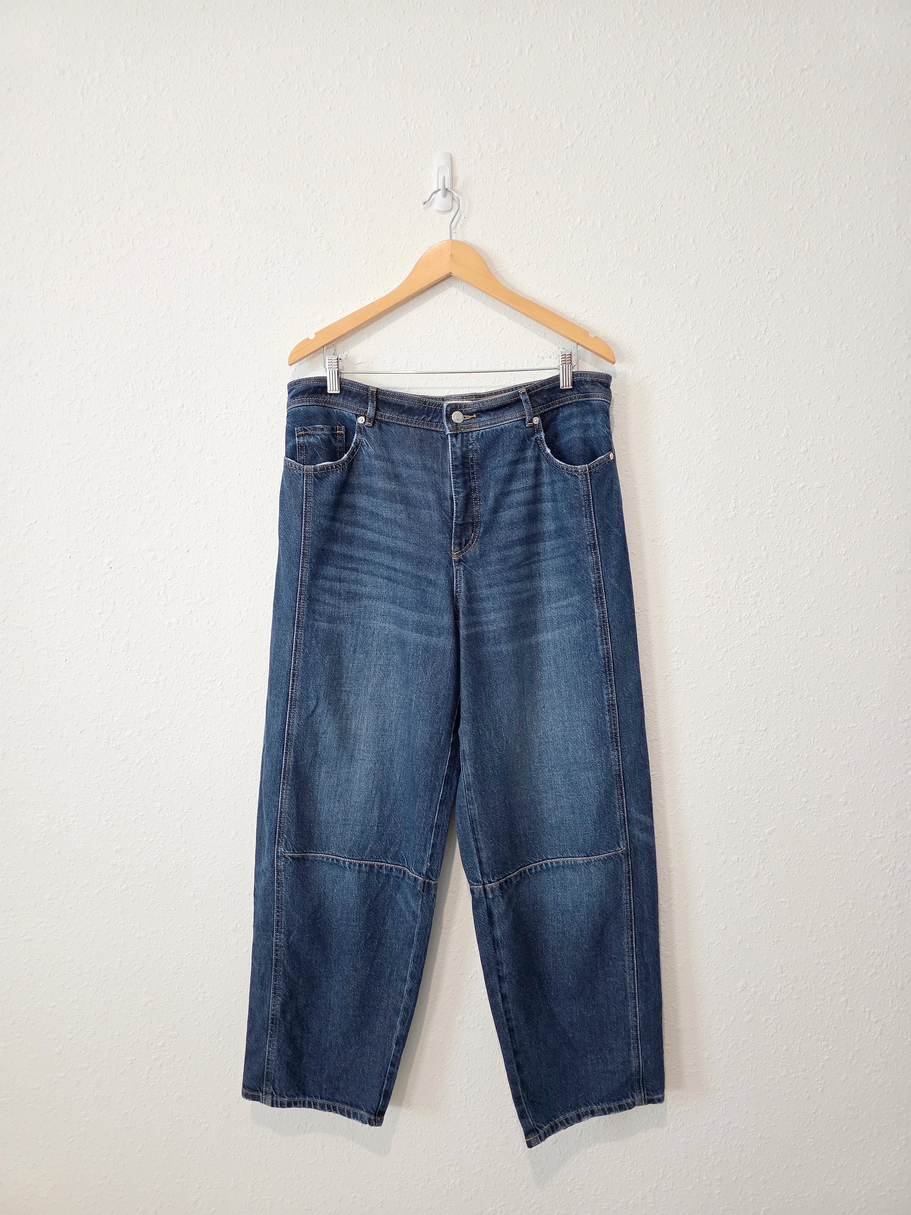 Loft Relaxed Barrel Jeans (31/12)