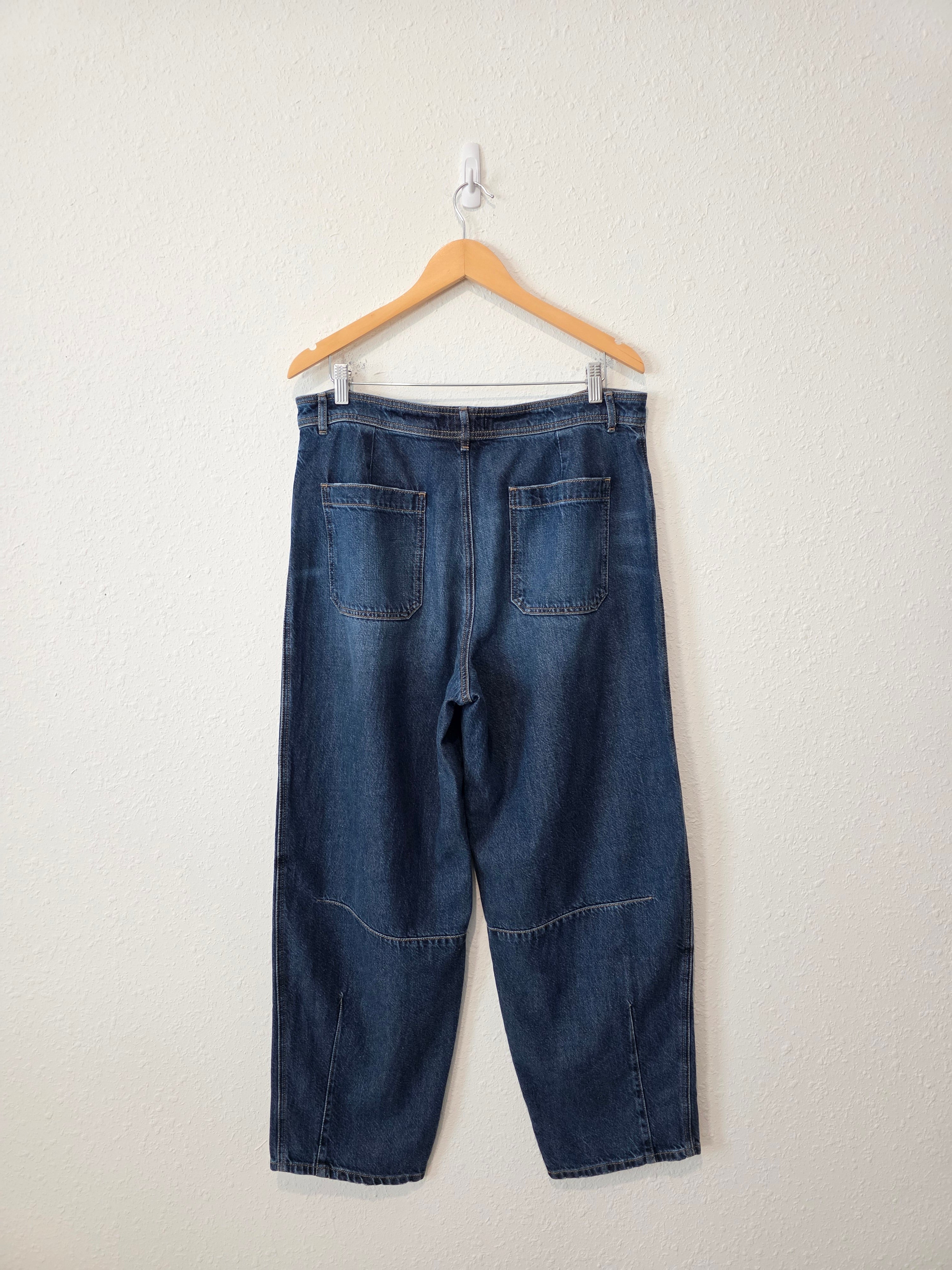 Loft Relaxed Barrel Jeans (31/12)