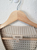 Haven Organic Cotton Open Stitch Cardigan (S)