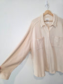 Aerie Oversized Fleece Shirt Jacket (L)