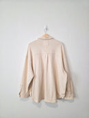 Aerie Oversized Fleece Shirt Jacket (L)