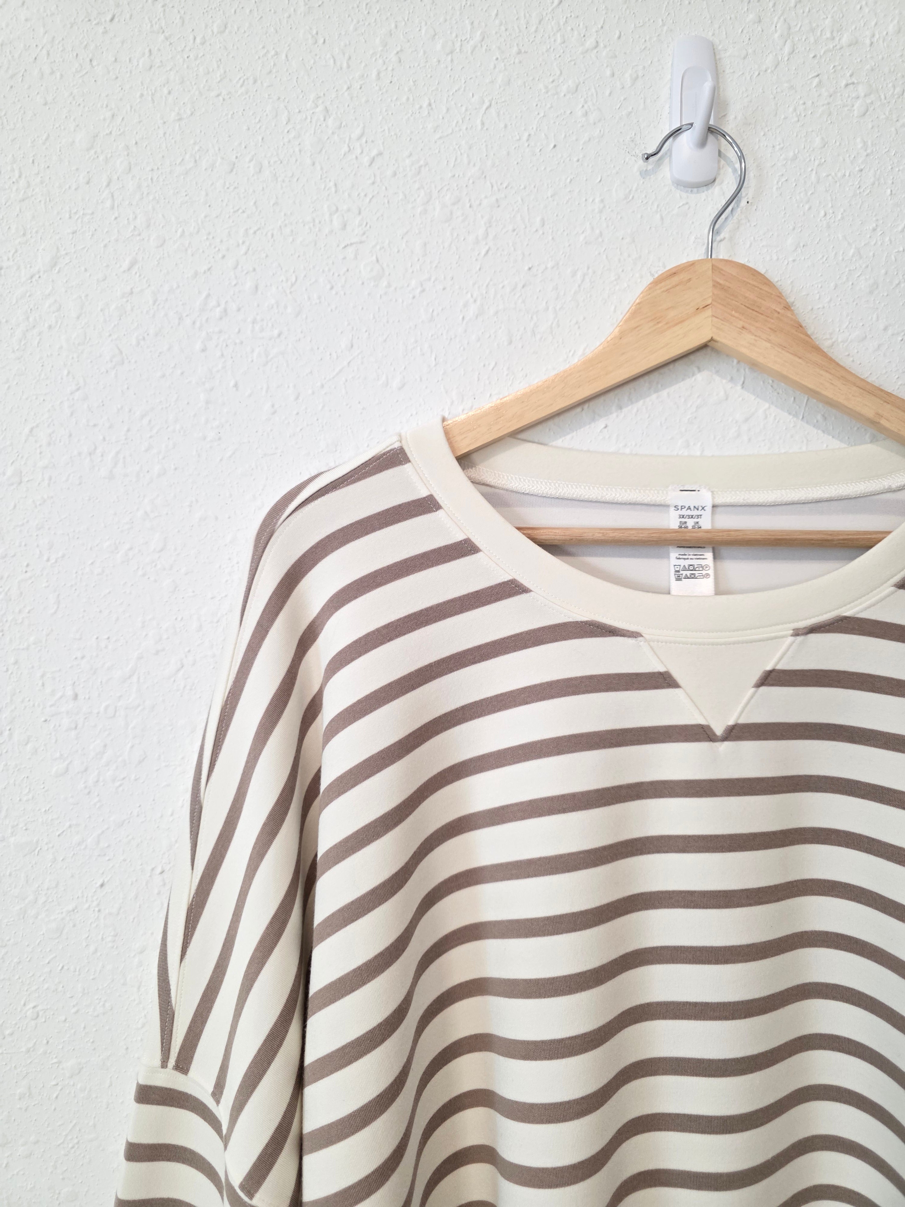 Spanx Striped Oversized Top (3X)