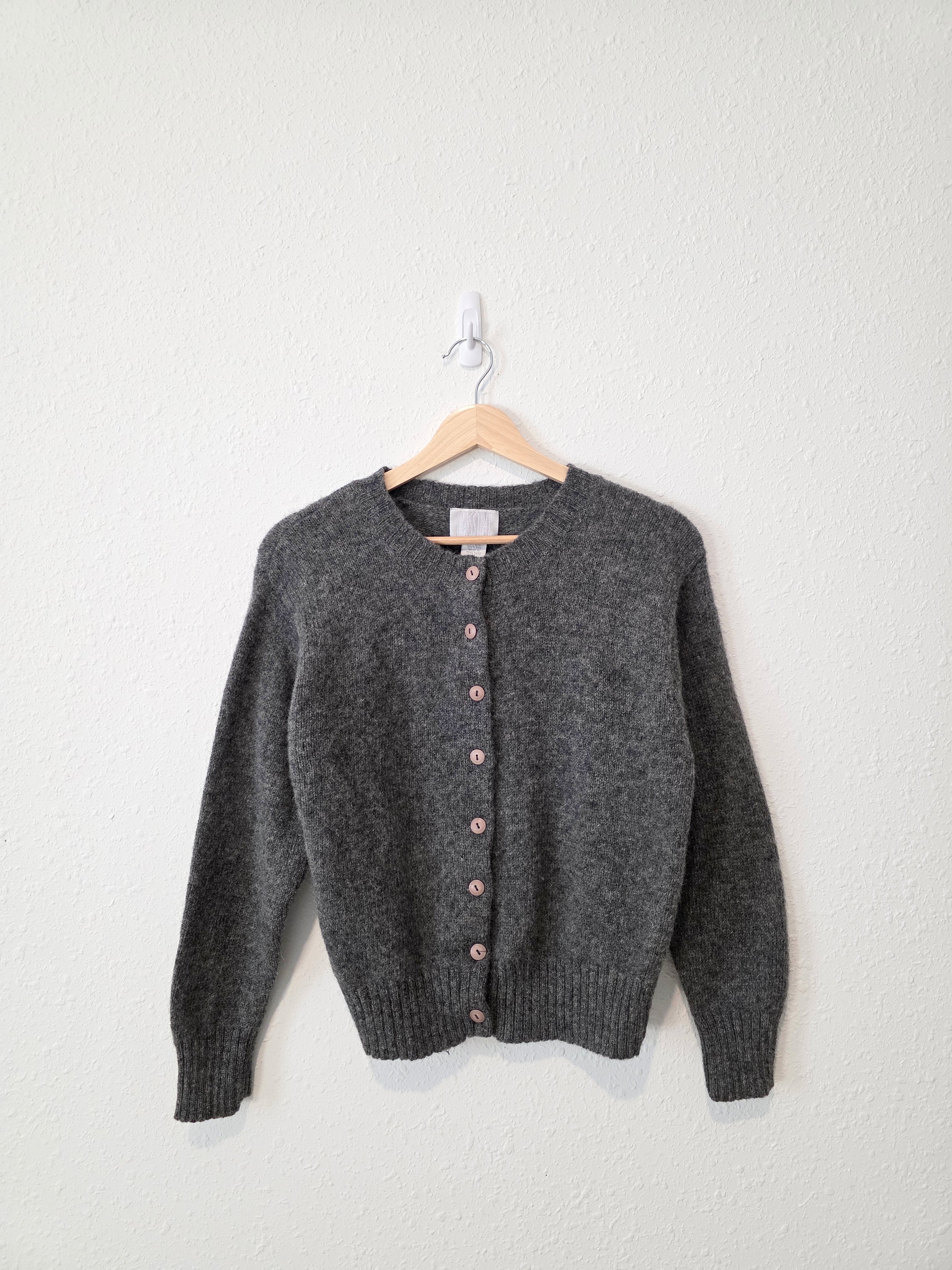 Vintage Shetland Wool Cardigan (XS/S)