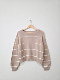Miracle Boxy Striped Sweater (M/L)