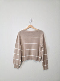Miracle Boxy Striped Sweater (M/L)
