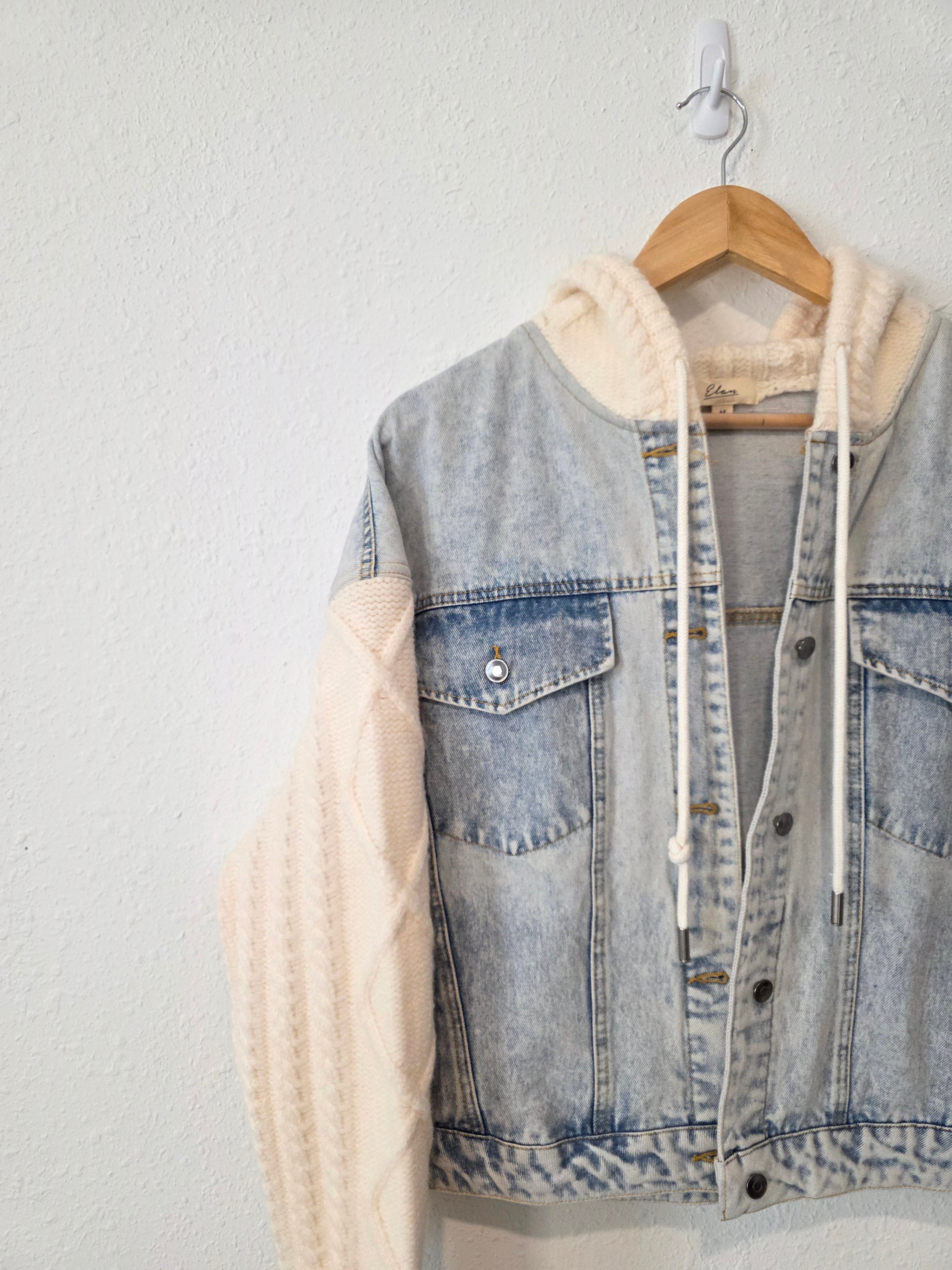 Elan Denim Sweater Jacket (M)