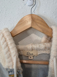 Elan Denim Sweater Jacket (M)