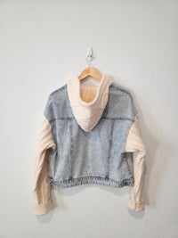 Elan Denim Sweater Jacket (M)