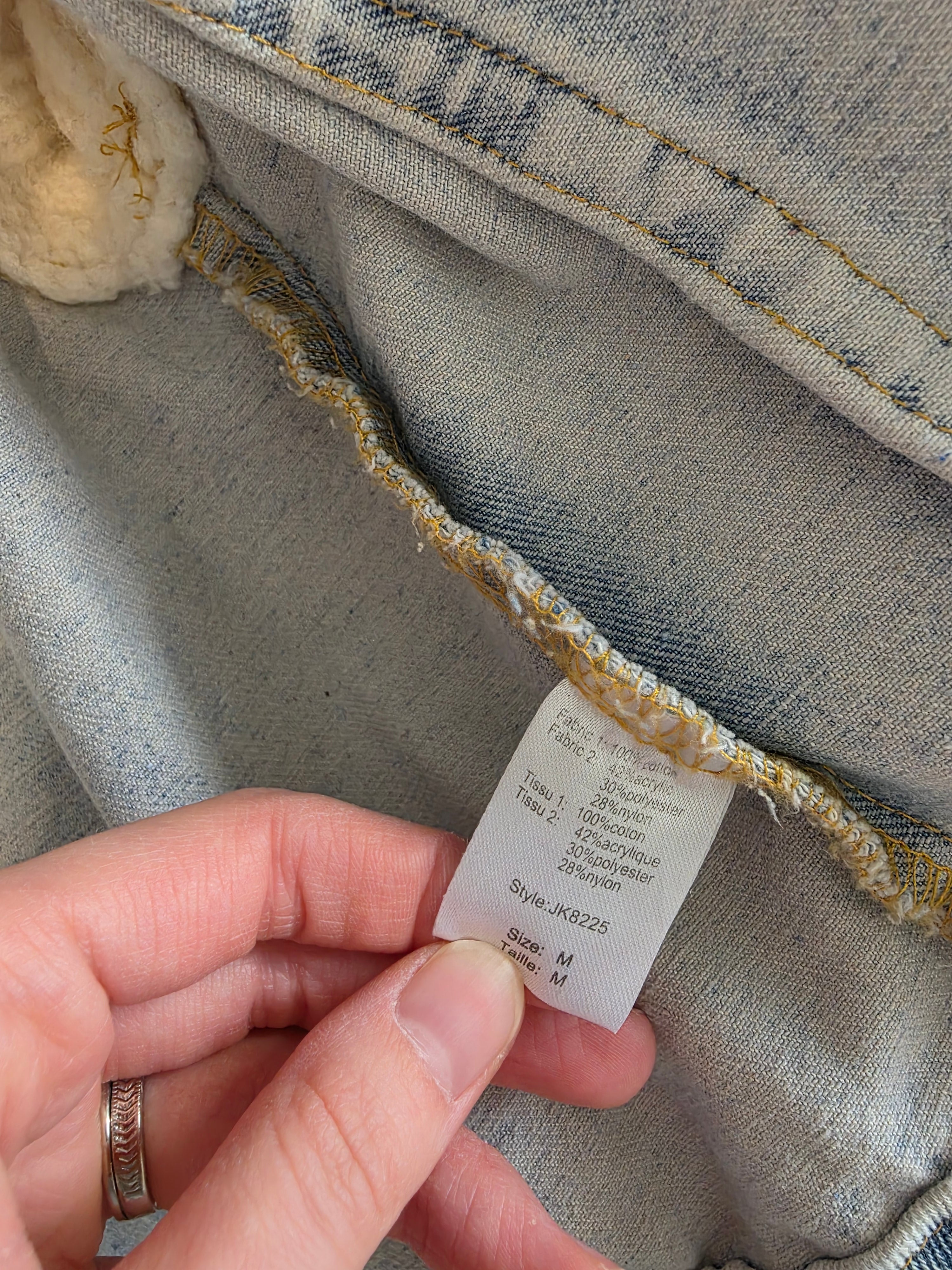 Elan Denim Sweater Jacket (M)