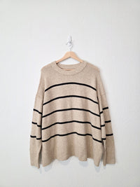 Aerie Striped Crewneck Sweater (L)