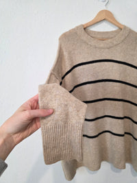 Aerie Striped Crewneck Sweater (L)