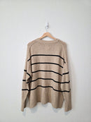 Aerie Striped Crewneck Sweater (L)