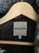 Black Denim Shirt Jacket (L)