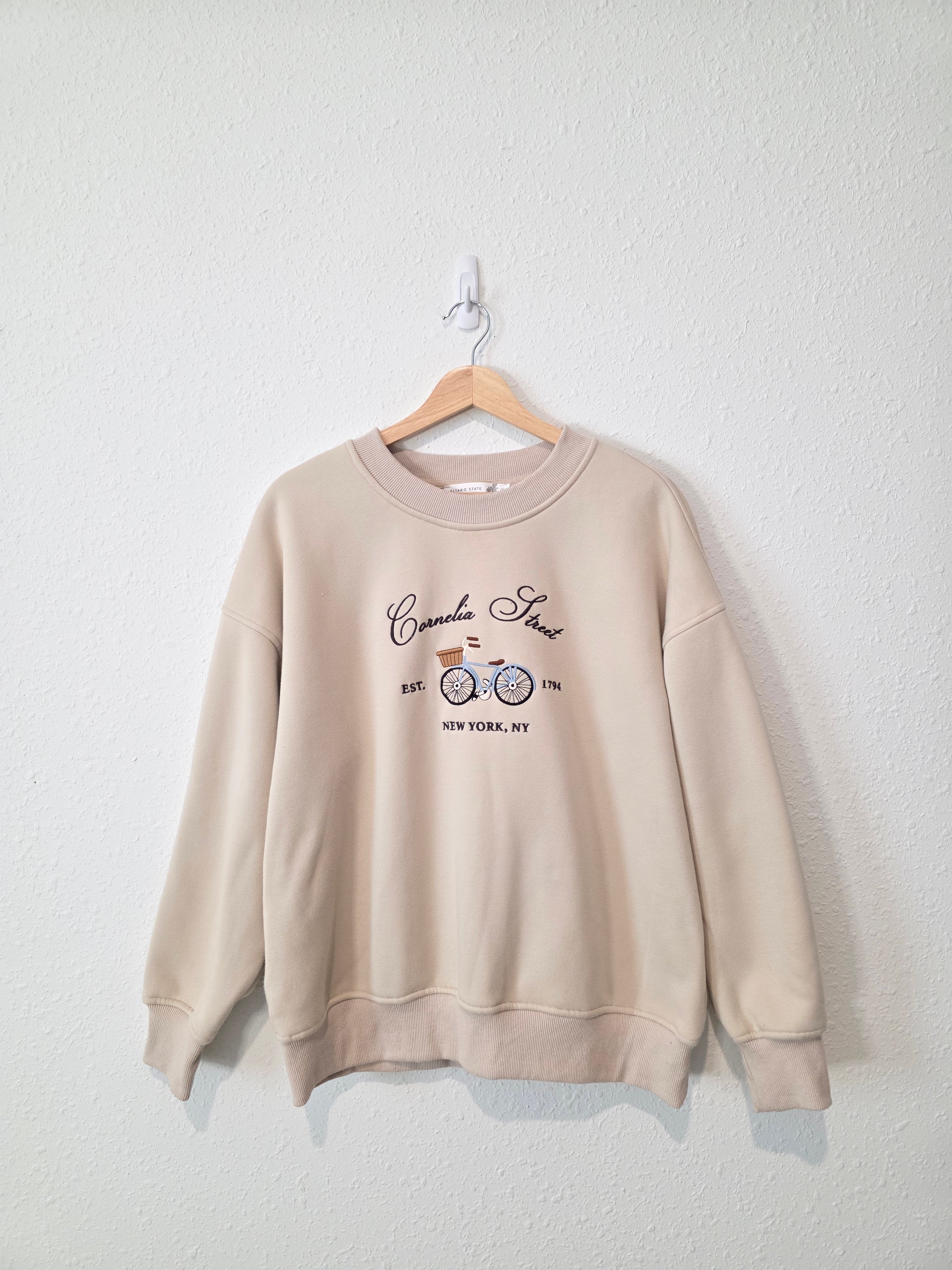 Altar'd State Graphic Crew Sweatshirt (S)