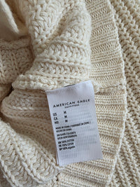 Cream Chunky Cotton Cardigan (M)