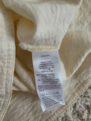 Madewell Cream Pleated Top (M)