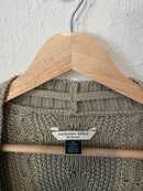 Cable Knit Tie Front Cardigan (XXL)