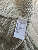 Cable Knit Tie Front Cardigan (XXL)