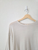 Free People Relaxed Cotton Tee (S)