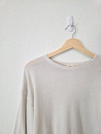 Free People Relaxed Cotton Tee (S)