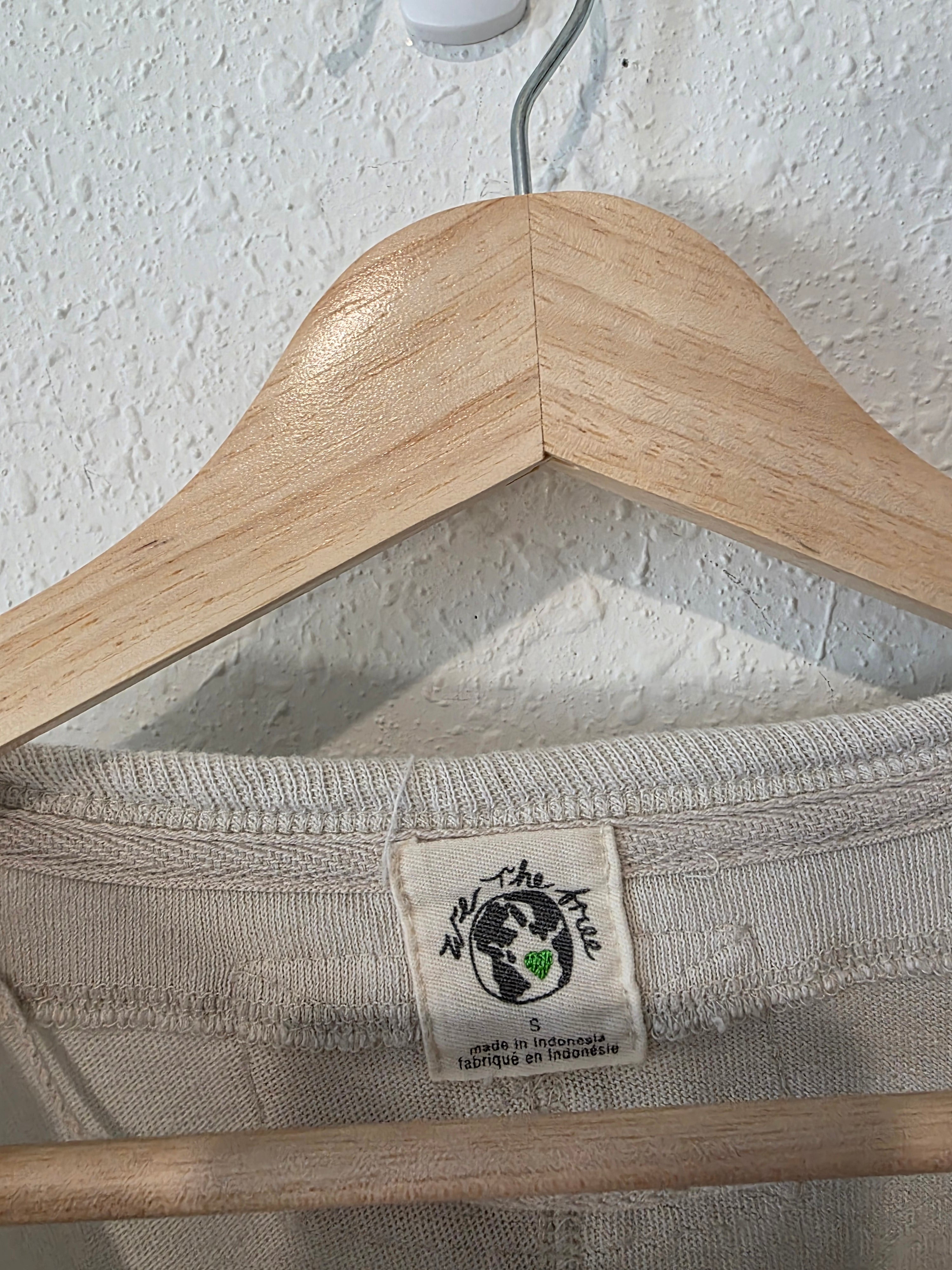 Free People Relaxed Cotton Tee (S)