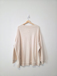 Aerie Slouchy V Neck Sweatshirt (L)