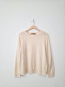Quince Cashmere Crewneck Sweater (L)