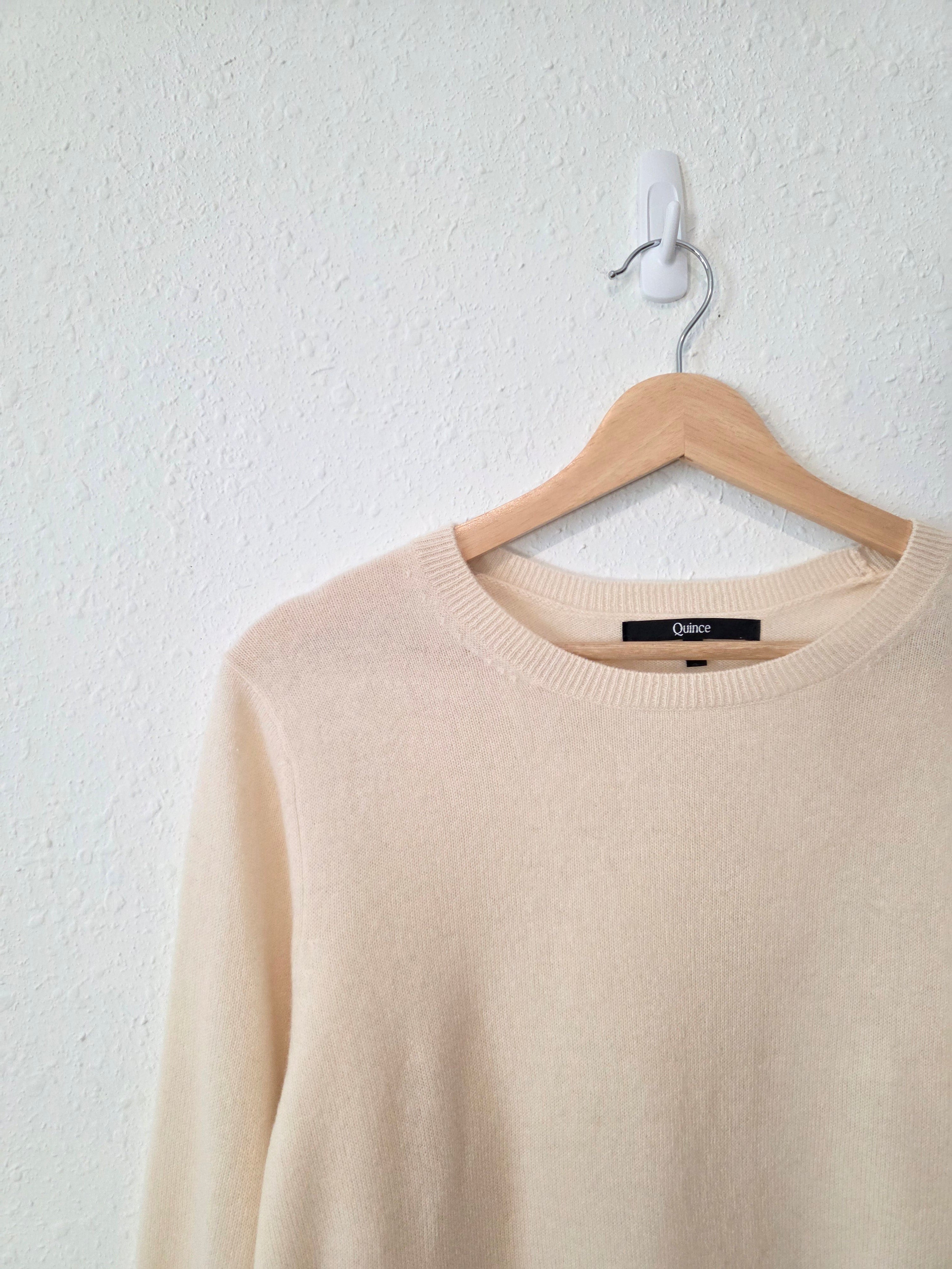 Quince Cashmere Crewneck Sweater (L)