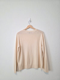 Quince Cashmere Crewneck Sweater (L)