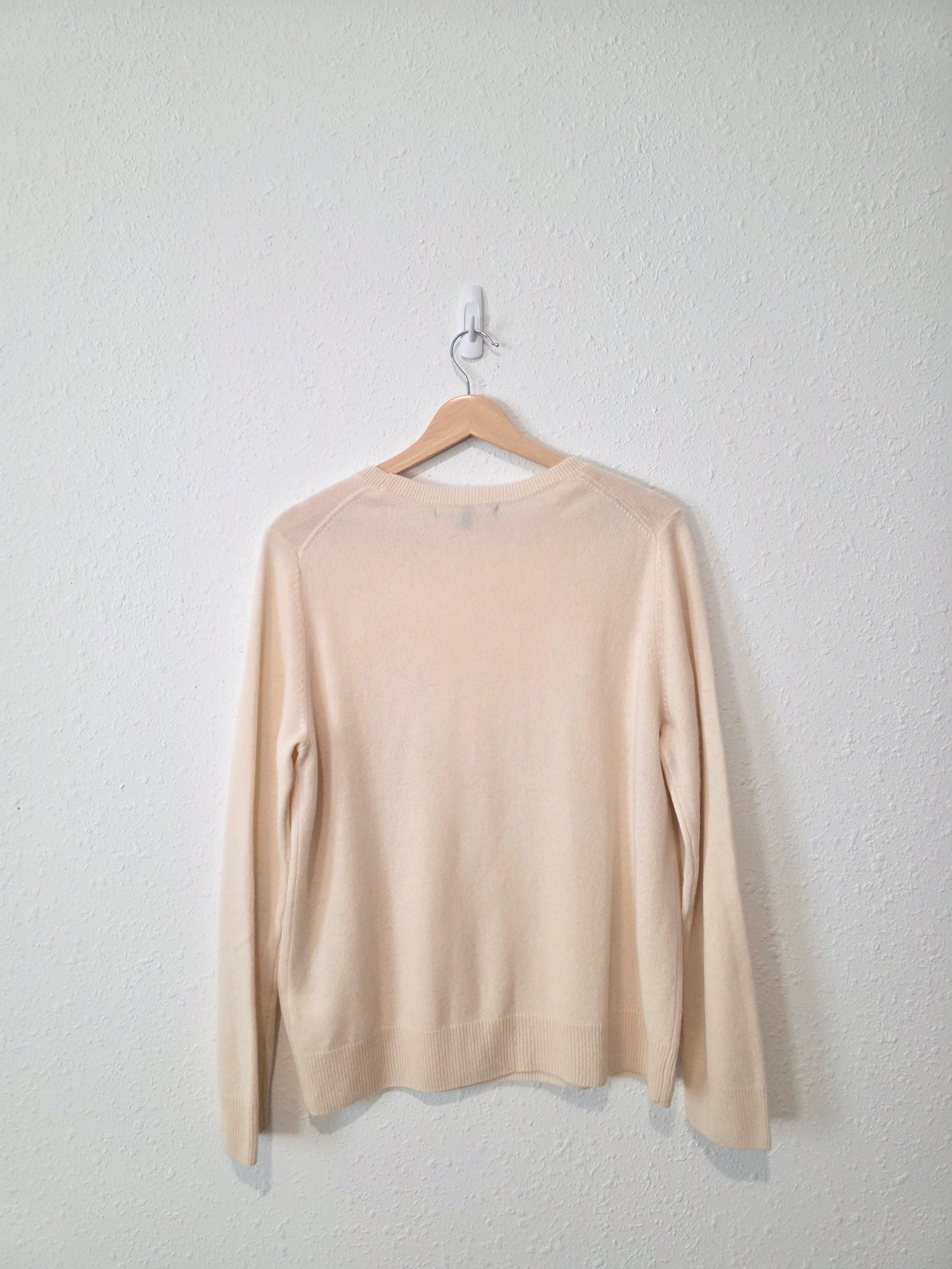Quince Cashmere Crewneck Sweater (L)