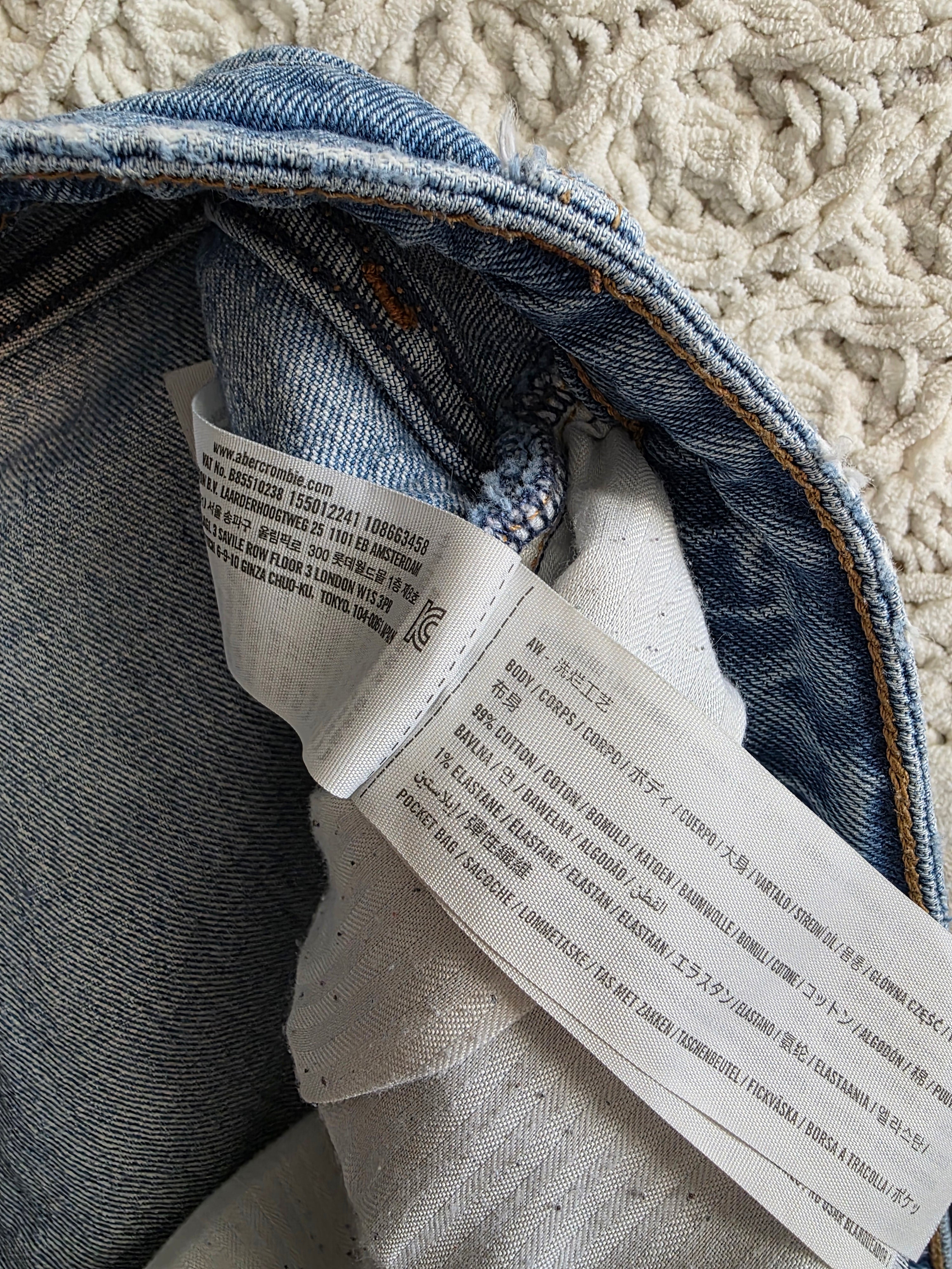 Abercrombie Vintage Straight Jeans (33/16)
