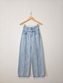 Madewell Light Wash Wide Leg Jeans (23)