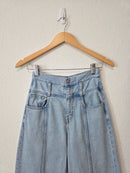 Madewell Light Wash Wide Leg Jeans (23)