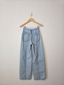 Madewell Light Wash Wide Leg Jeans (23)