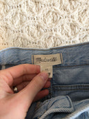 Madewell Light Wash Wide Leg Jeans (23)