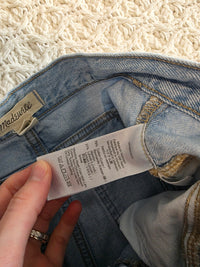 Madewell Light Wash Wide Leg Jeans (23)