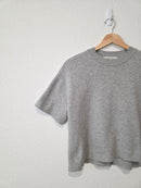 Abercrombie Gray Boxy Knit Top (S)