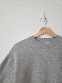 Abercrombie Gray Boxy Knit Top (S)