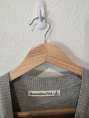 Abercrombie Gray Boxy Knit Top (S)