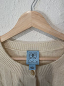 Cream Cable Knit Cardigan (L)