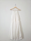 White Cotton Maxi Dress (S)