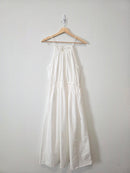 White Cotton Maxi Dress (S)