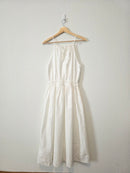 White Cotton Maxi Dress (S)