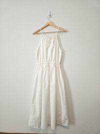 White Cotton Maxi Dress (S)
