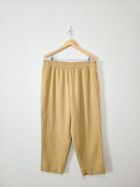 Madewell Cotton Gauze Straight Pants (XL)