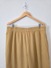 Madewell Cotton Gauze Straight Pants (XL)