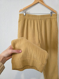 Madewell Cotton Gauze Straight Pants (XL)