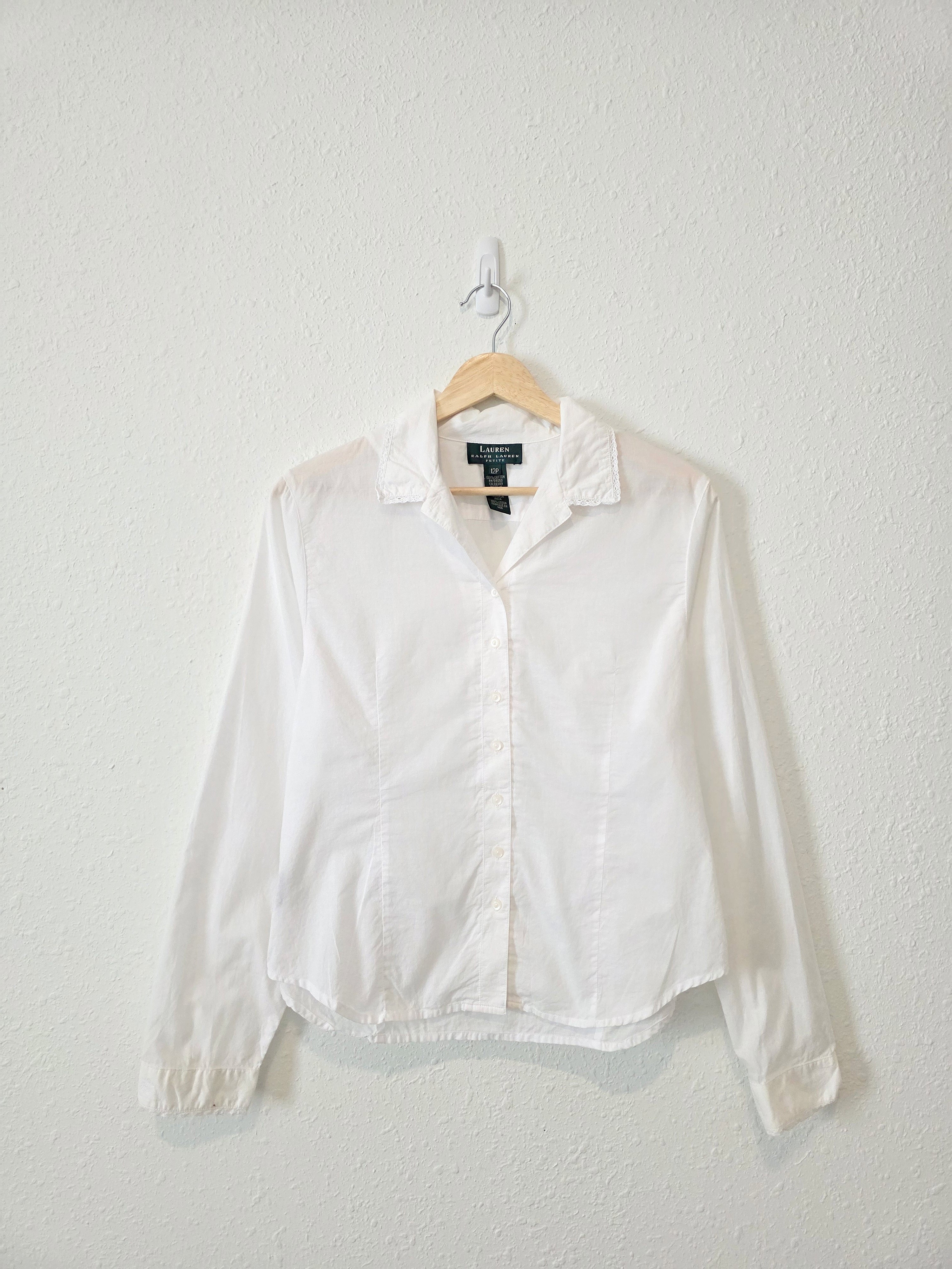 Vintage Ralph Lauren Cotton Button Up (S/M)
