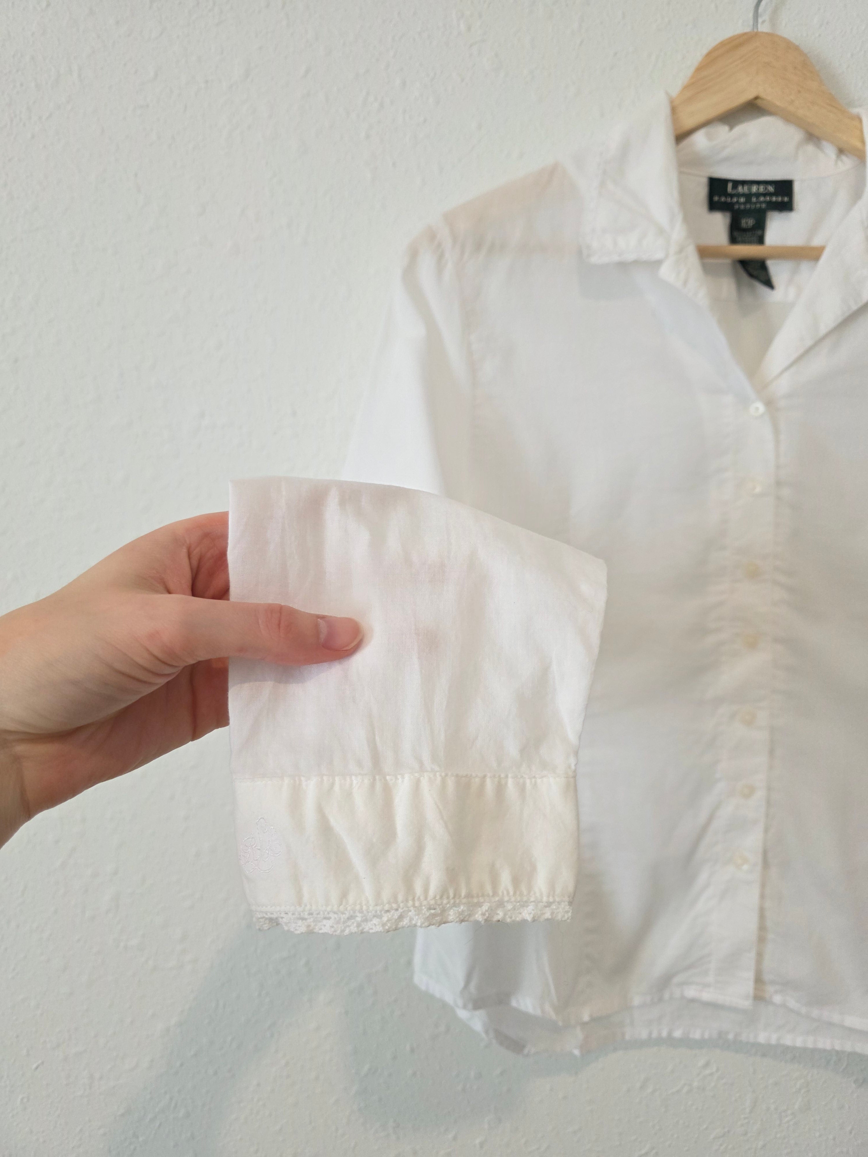 Vintage Ralph Lauren Cotton Button Up (S/M)
